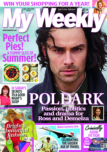 My Weekly June 9 cover featuring Poldark