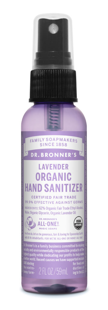 DR. Bronner Lavender Hand Sanitizer