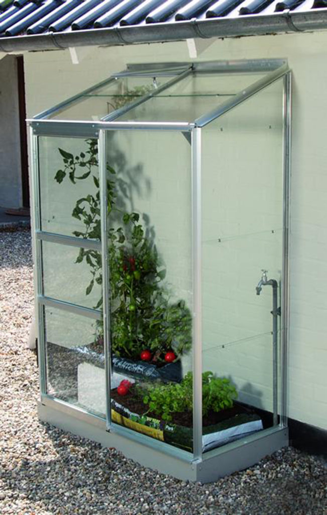 Lean to greenhouse