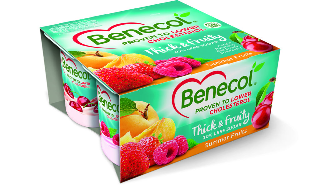 Thick & Fruity Benecol Yoghurt Pack of 4