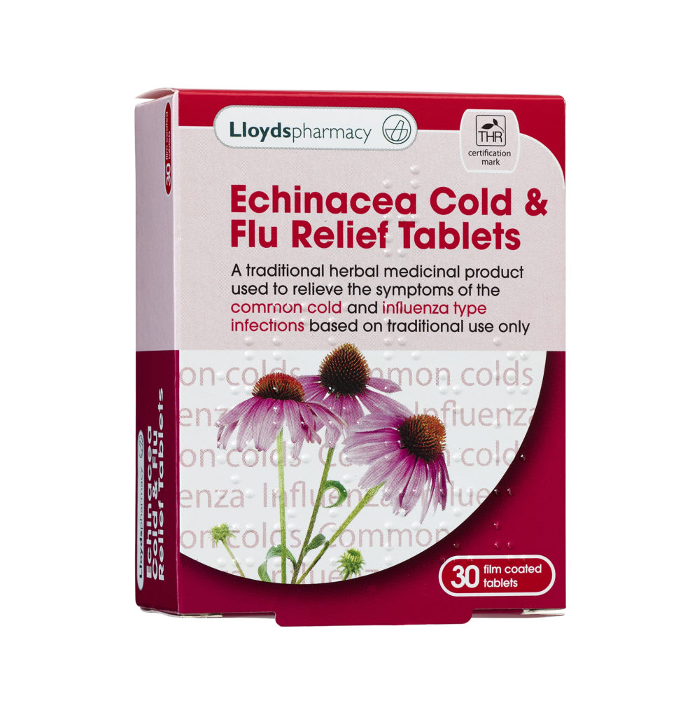 lloyds Echinacea Cold and Flu Relief Tablets