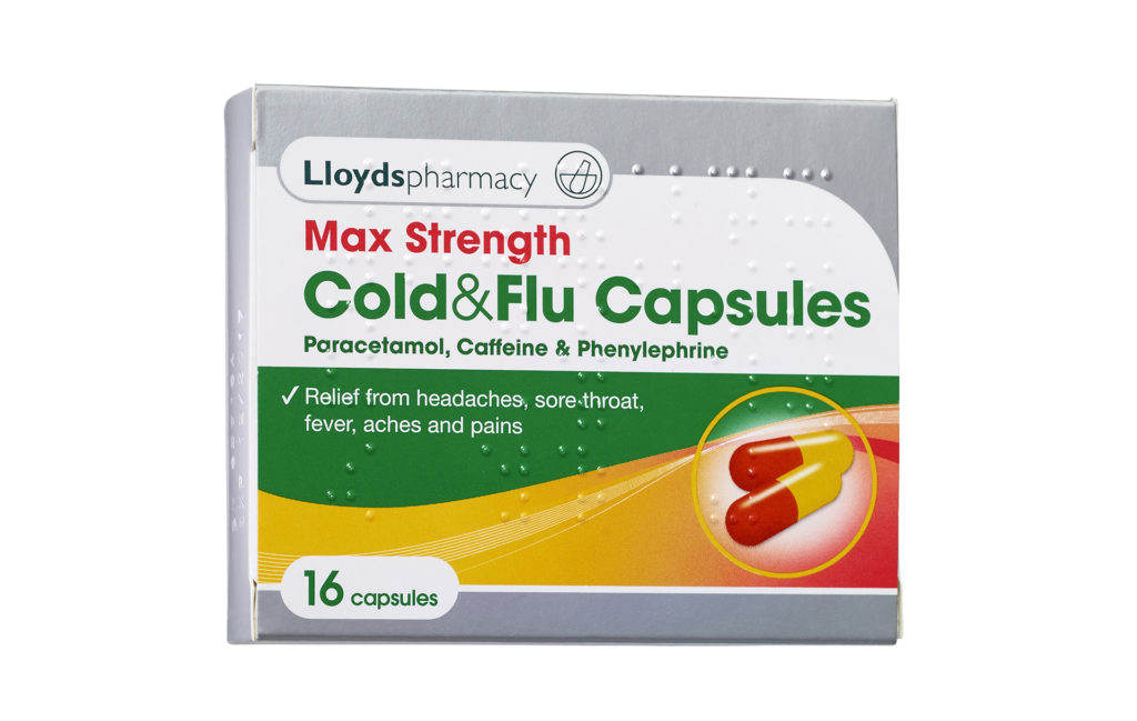 Lloyds Max Strength Cold & Flu Capsules