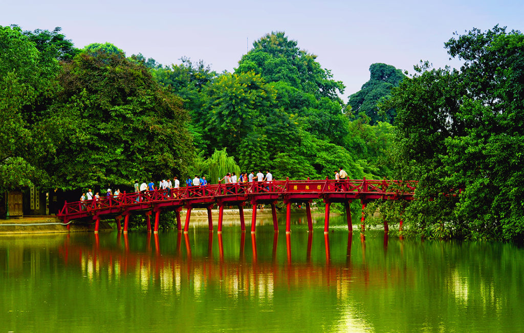 Red Bridge in Hoan Kiem Lake Pic: Shutterstock