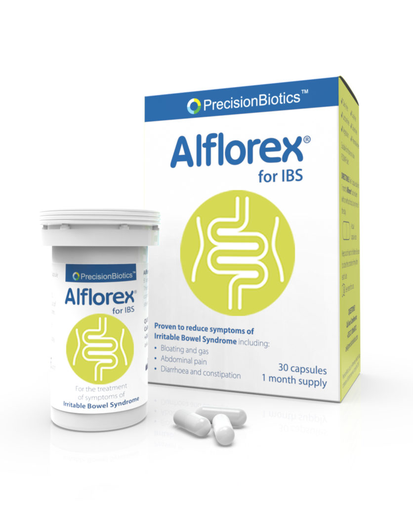 Alflorex package with capsules