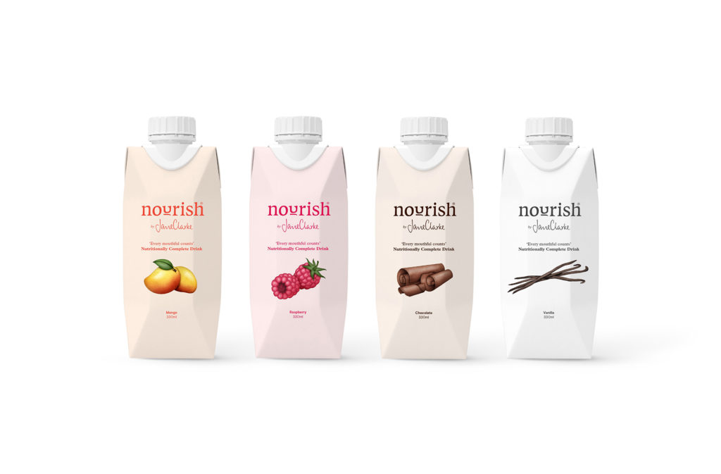 Mixed pack of Nourish drinks