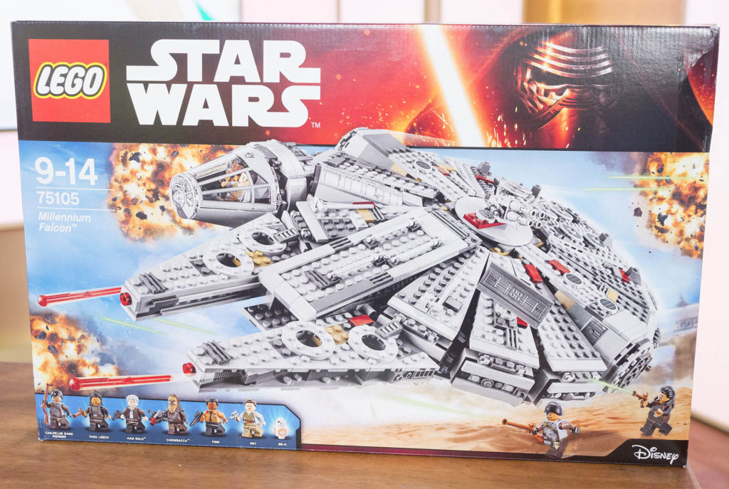 Lego Star Wars Millennium Falcon spaceship kit in original box