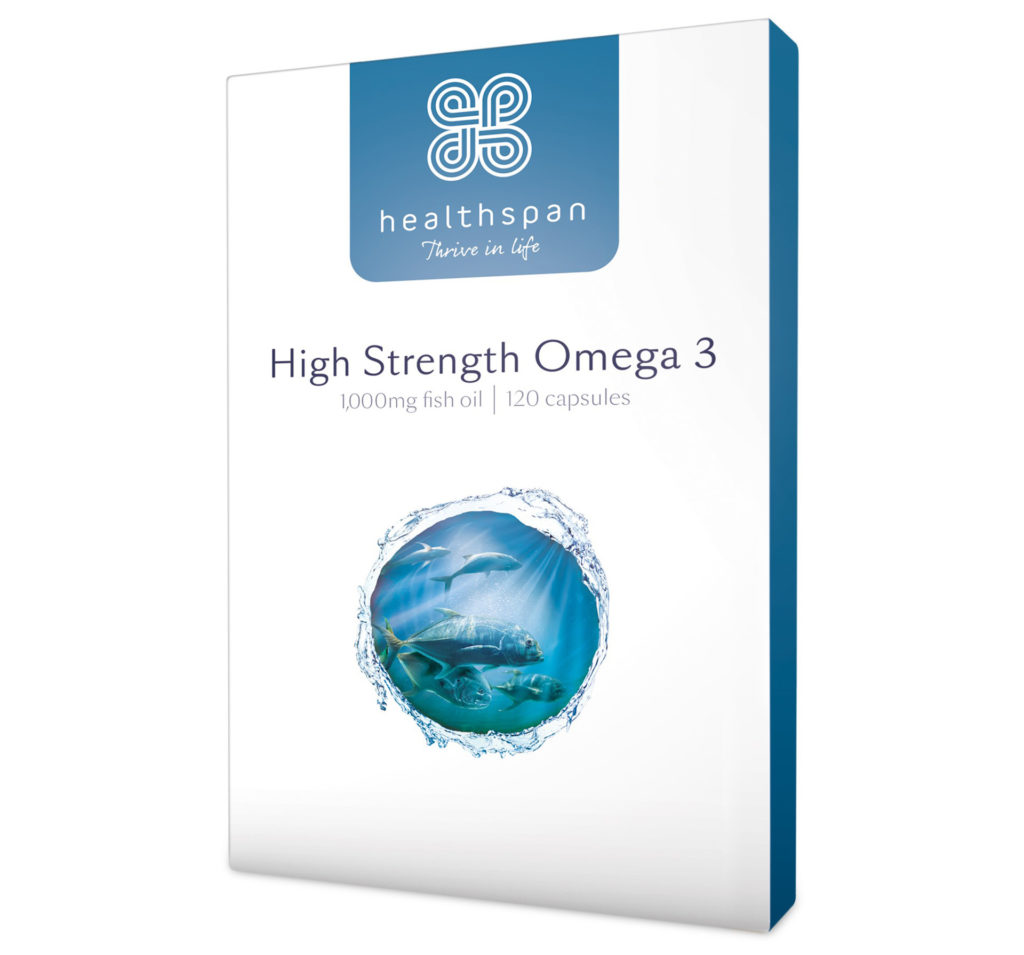 Healthspan High Strength Omega 3 tablets