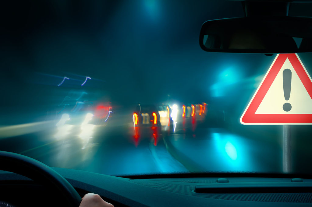 Night Driving - bad weather driving - night driving - caution; 