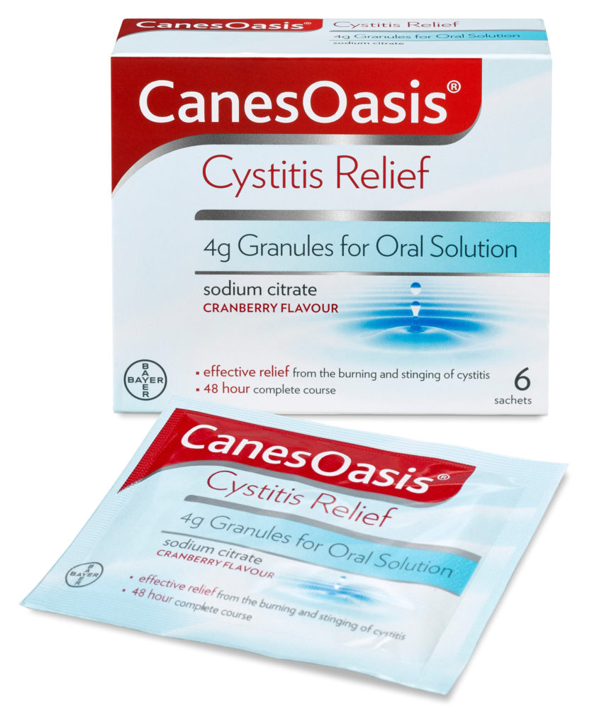 CanesOasis Cystitis Relief with sachet