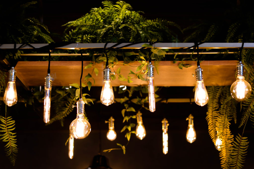 Llght bulbs using in coffee shop, celebration Light bulbs, vintage Light bulbs -