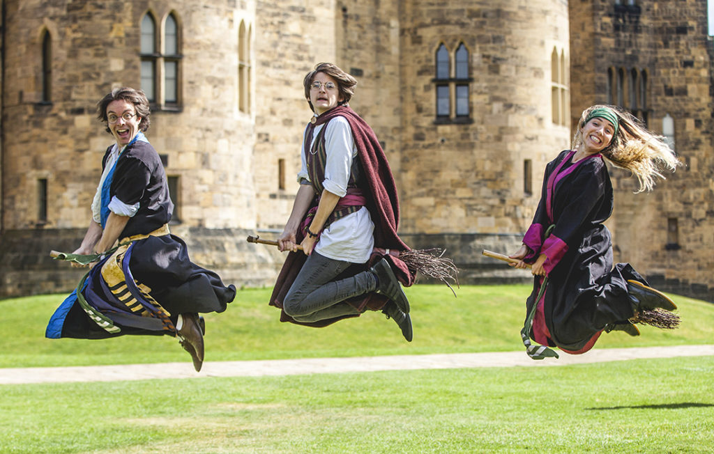 Broomstick training at Alnwick Castle by Sean Elliot